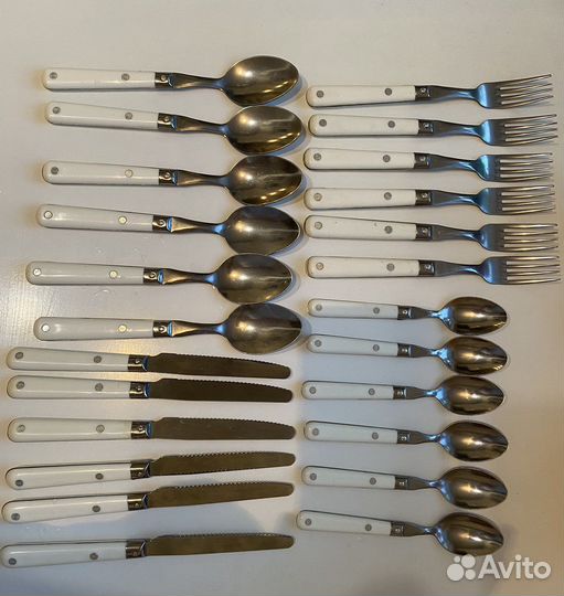 Столовый набор ложки и вилки 24 предмета
