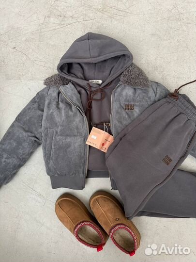 Костюм тройка с курткой miu miu