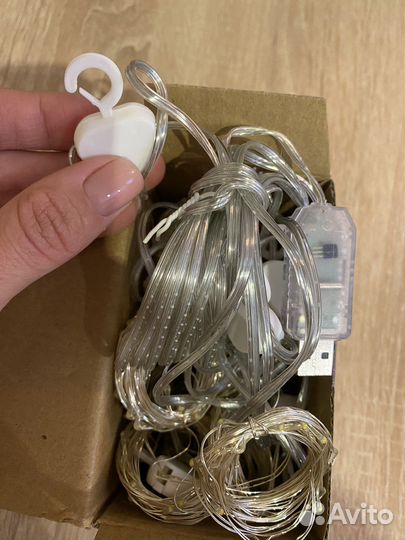 Гирлянда занавес