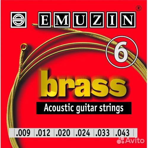 Струны для акустической гитары emuzin 6А102