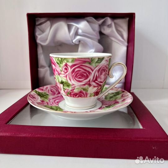 Чайная пара фарфор 220 мл