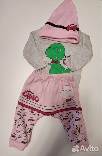 Одежда пакетом для девочки 68