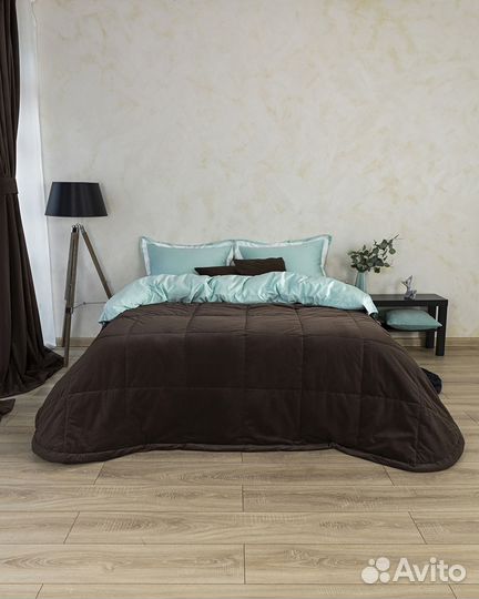 Покрывало богема шоколад новое плед на кровать