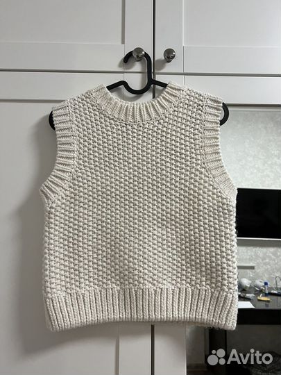 Жилетка вязаная hm