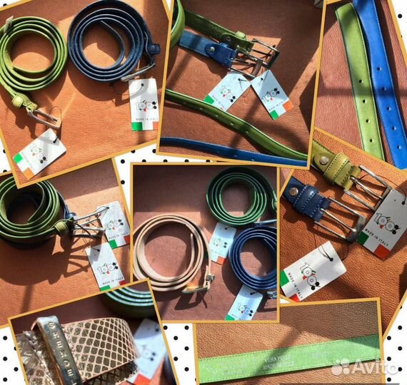 Новые женские кожаные ремни Италия, Турция