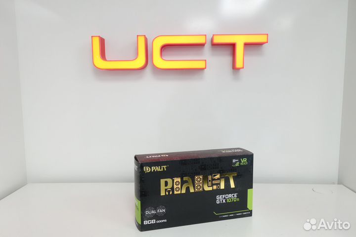 Видеокарта palit GTX 1070 TI 8GB dual