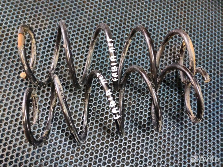 Пружина передняя skoda fabia 2