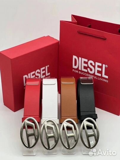 Ремень diesel натуральная кожа
