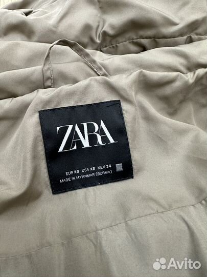 Пуховик парка Zara