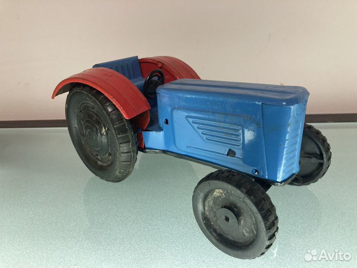 Жестяная Заводная Игрушка СССР - Трактор