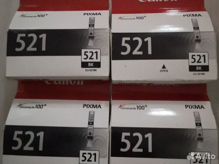 Картриджи Canon CLI-521