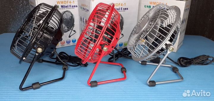 Вентилятор настольный Usb Mini Fans Лопасти сталь