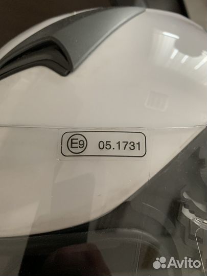 Шлем закрытый Club X-1 белый, размер L, 003