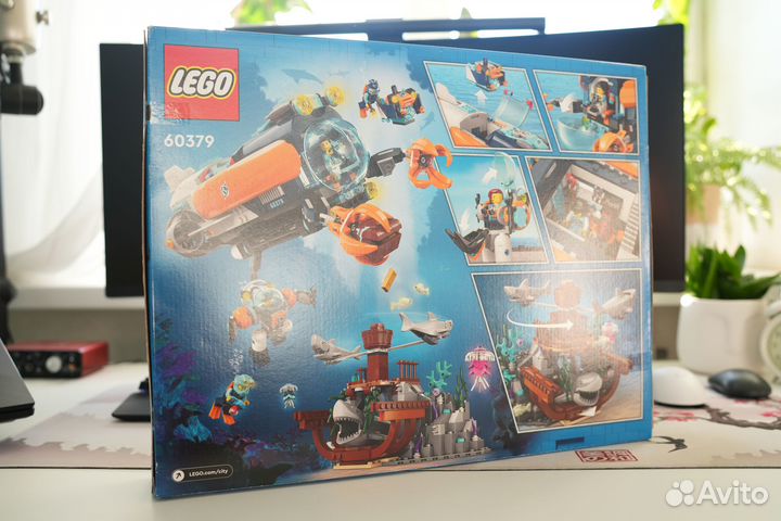 Новый Lego City Deep-Sea Explorer Submarine, 60379