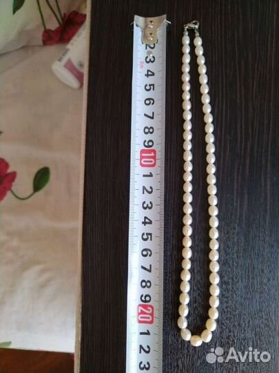 Бусы из натурального жемчуга