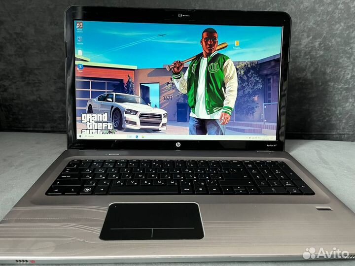 Быстрый ноутбук HP i5 / 4 ядра / 2 видеокарты