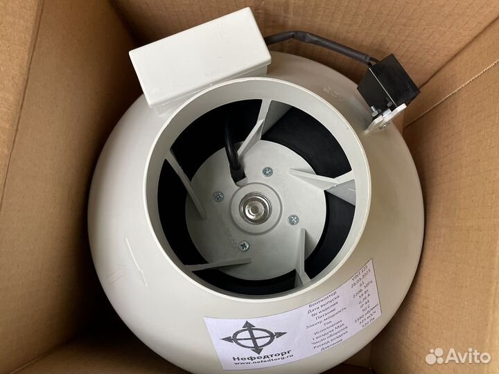 Вентилятор канальный 125