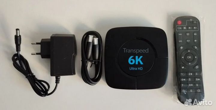 Аndroid Smart TV пристaвка Тrаnsреed 6К 4/64Гб