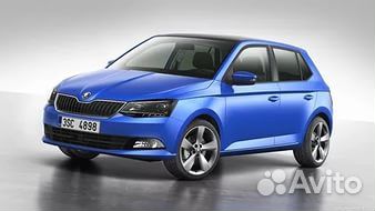 Ковры резиновые в салон на Skoda Fabia II с 2007 г