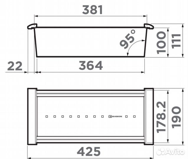 Коландер omoikiri аксессуар для кухни