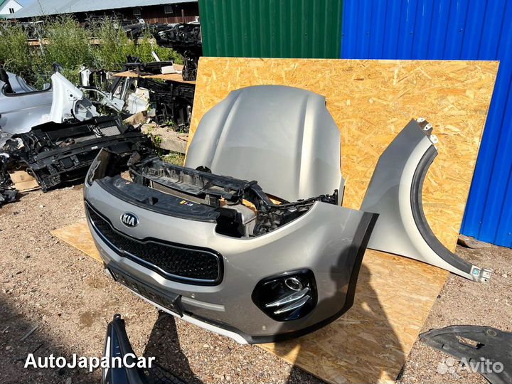 Капот бампер крыло фара Kia Sportage 4 дорест