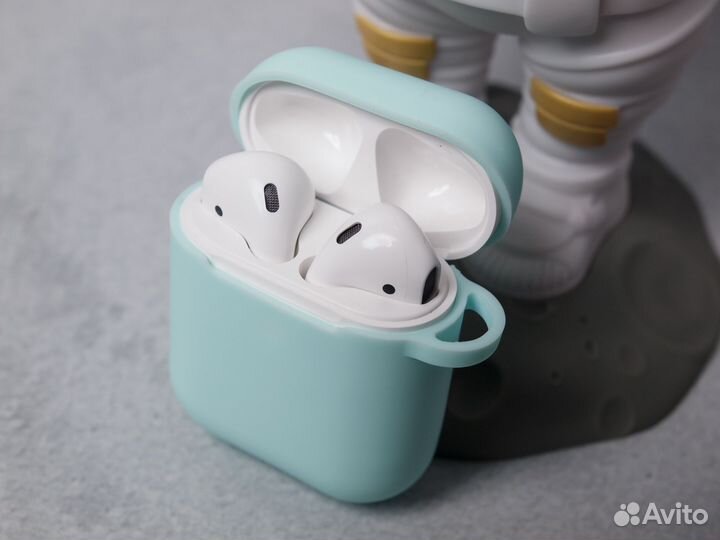 Беспроводные наушники Apple Air Pods 2+Чехол
