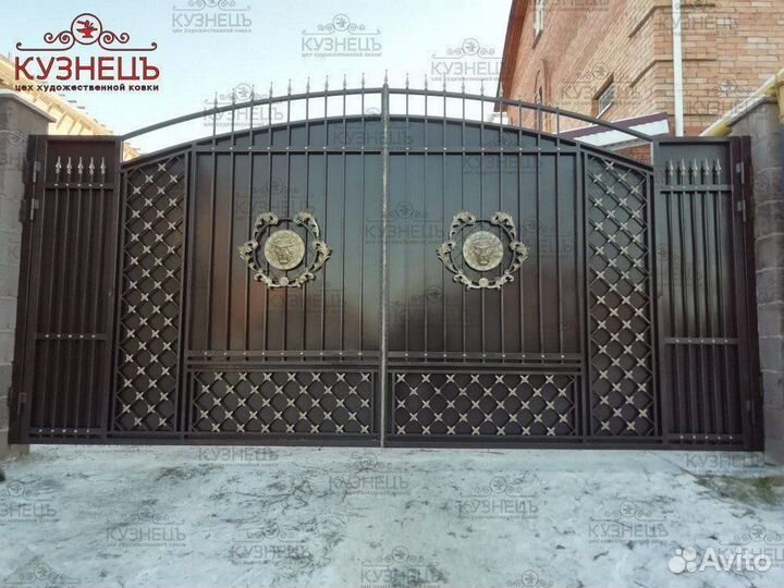 Кованые ворота