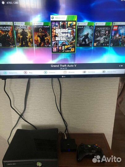 Xbox 360 Freeboot + Hdd 250гб+40 топ игр