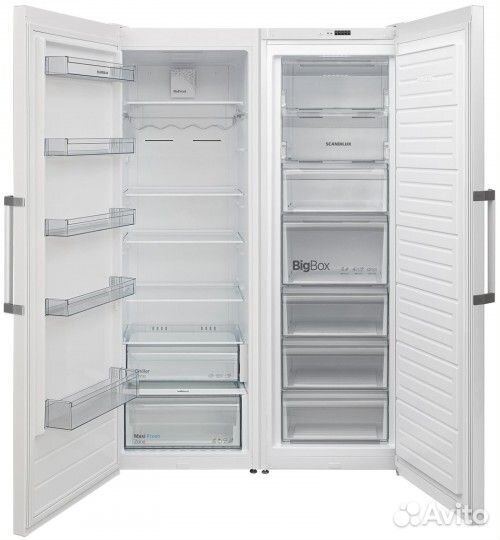 Холодильник Scandilux SBS 711Y02 W Новый