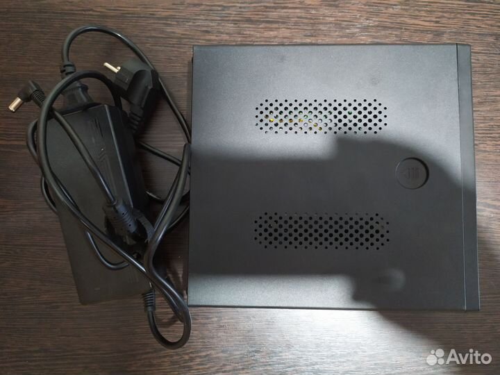 Бесшумный мини пк, Celeron J1800, 4gb озу, 256 ssd