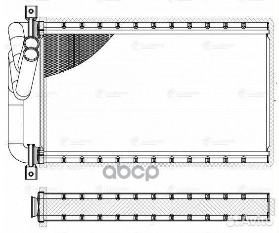 Радиатор отопителя honda civic 4D (06) /CR-V (06)