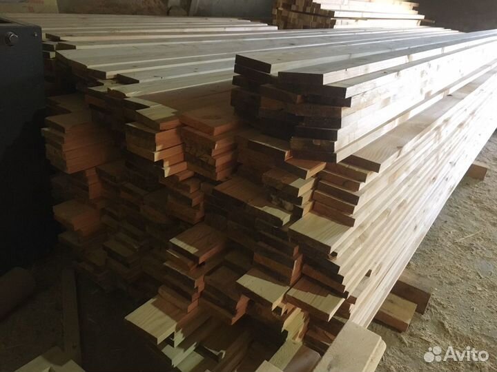 Доска строганная, шпунтованная