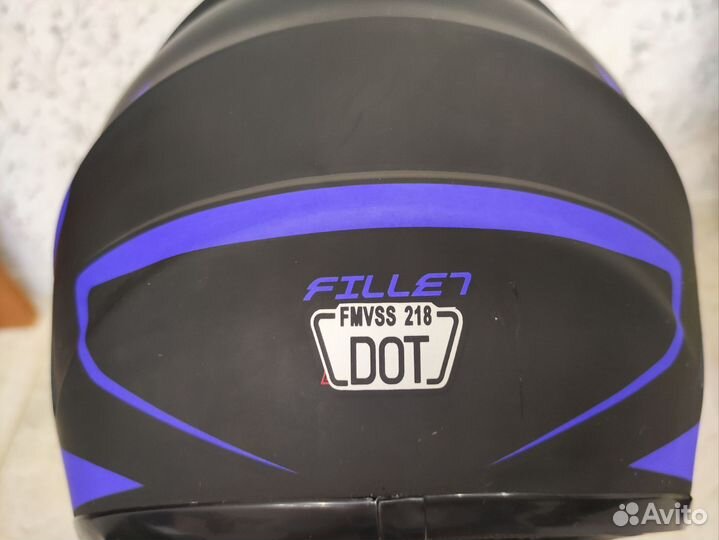 Мото шлем на питбайк