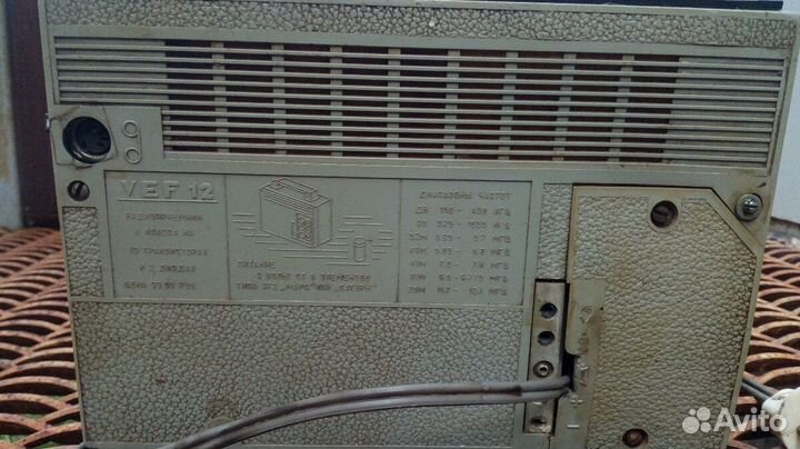 Радиоприёмник вэф 12 нота 203-1