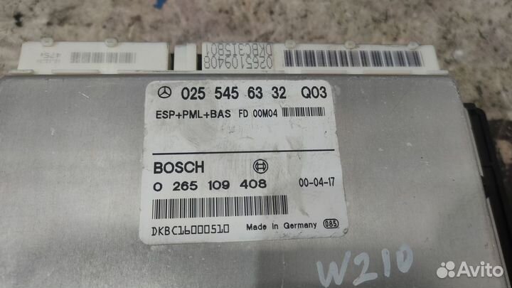 Блок управления ESP Mercedes W210 V-2.4 4WD