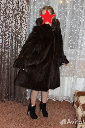 Норковая шуба, в идеальном состоянии. 44-46р