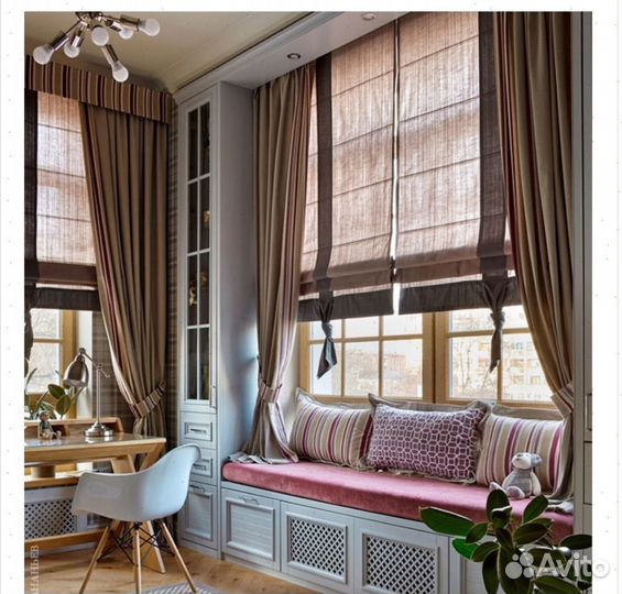 Римские шторы с неубиваемой фурнитурой