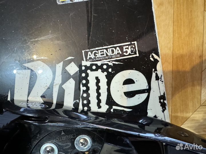 Сноуборд rade agenda 156 с крепами burton