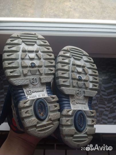 Сапоги зимние размер 21