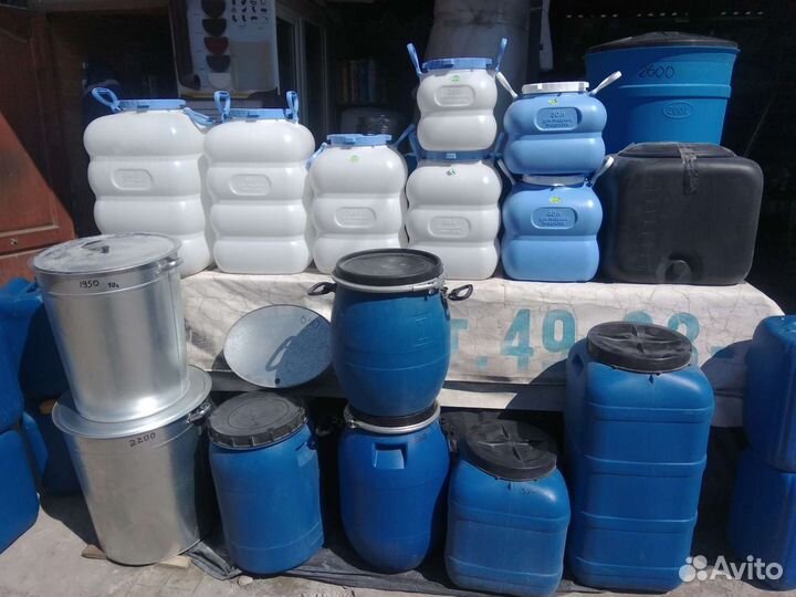 Бочки металлические и пластиковые б/у с доставкой