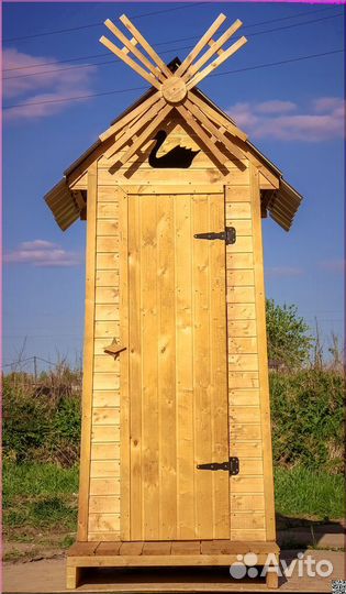 Дачный туалет с установкой