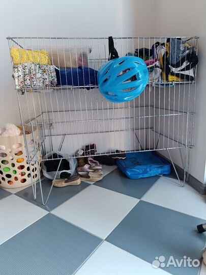 Корзина для распродаж, стеллаж (хром)