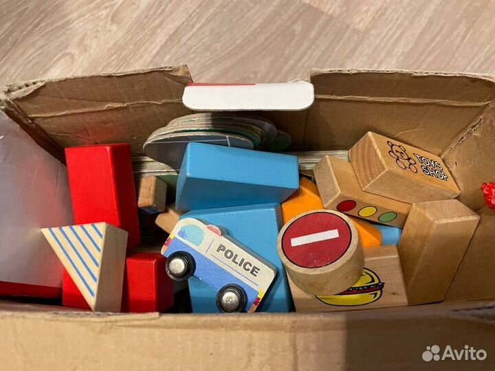 Learning play tiny town деревянный конструктор