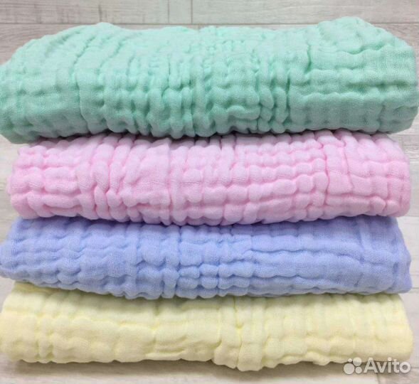 Муслиновые пледы в наличии