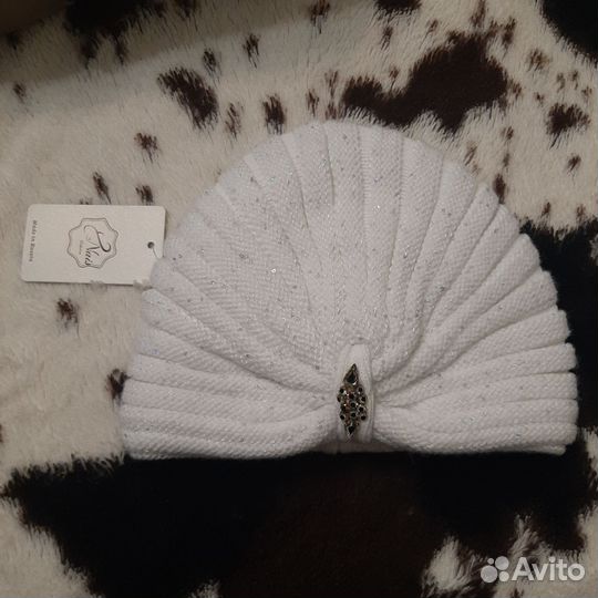 Шапка женская новая модель чалма 350(доставка+100)