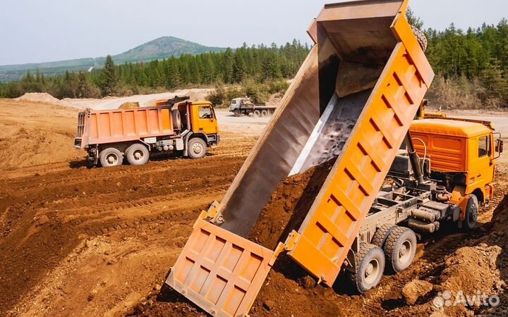Аренда самосвала, грузоперевозки
