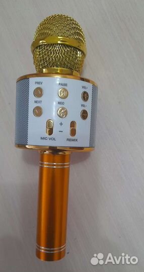 Блютуз караоке микрофон с колонкой