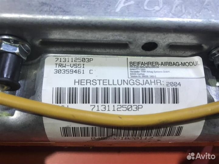 Подушка безопасности пассажира бмв Х5 Е53
