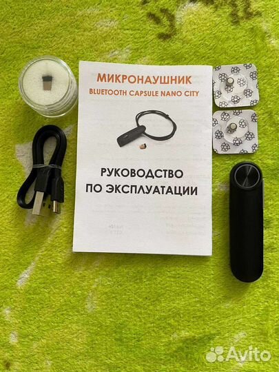 Микронаушник bluetooth капсула