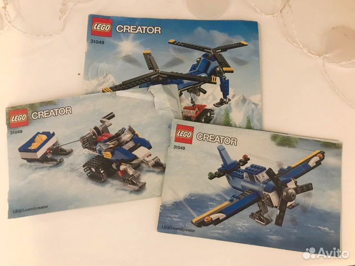 Lego creator 31049 (Двухвинтовой вертолет)